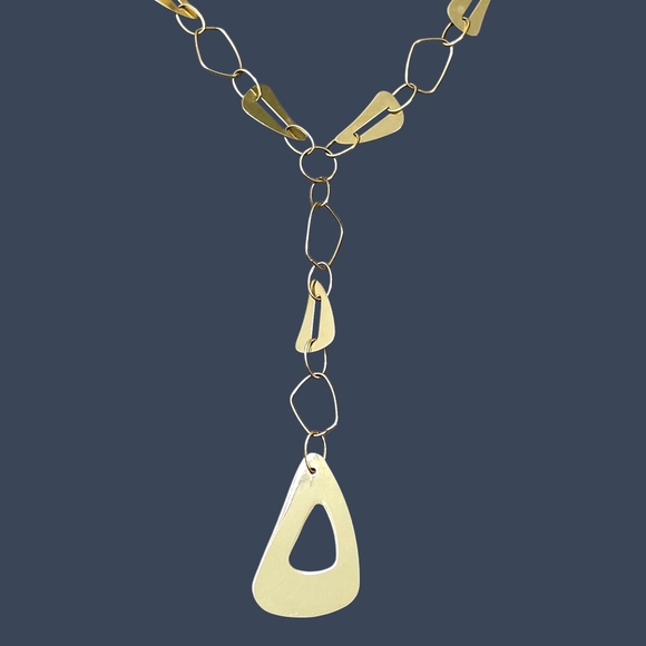 Jewelry - 10K Gold Lariat Necklace